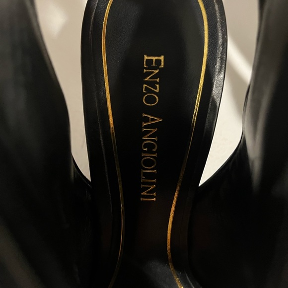 FAUX LEATHER ENZO Angiolini Heels size 8.5 - Picture 2 of 6